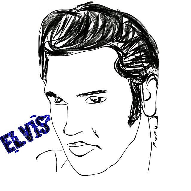 Elvis Presley Photograph - Elvis Presley by Nuno Marques