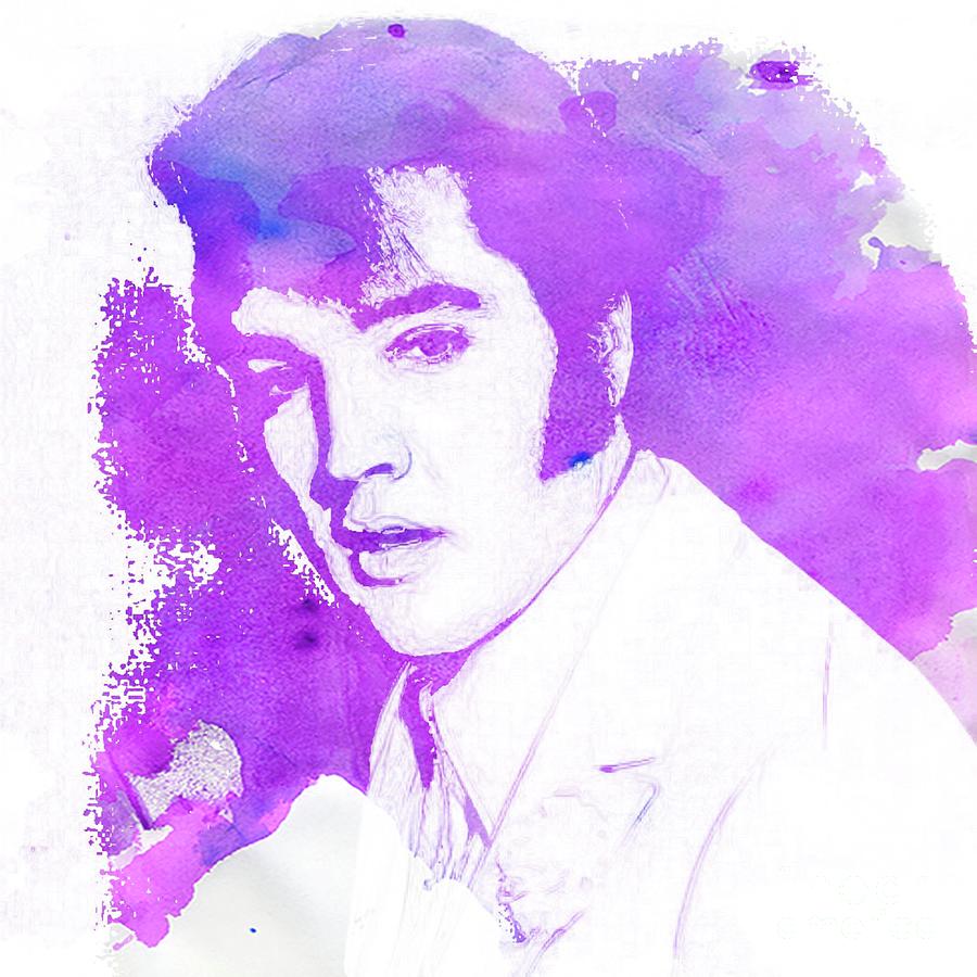 Elvis Presley Pop Art Painting