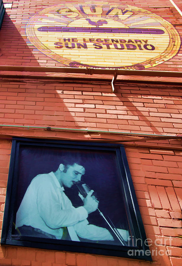 Elvis Presley Photograph - Elvis Presley Sun Studio His First Recording Memphis Tennessee  by Chuck Kuhn