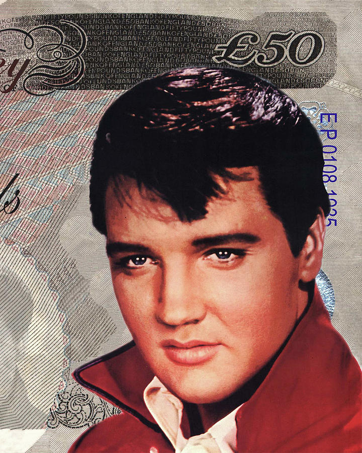 Elvis Presley Digital Art by Unknown