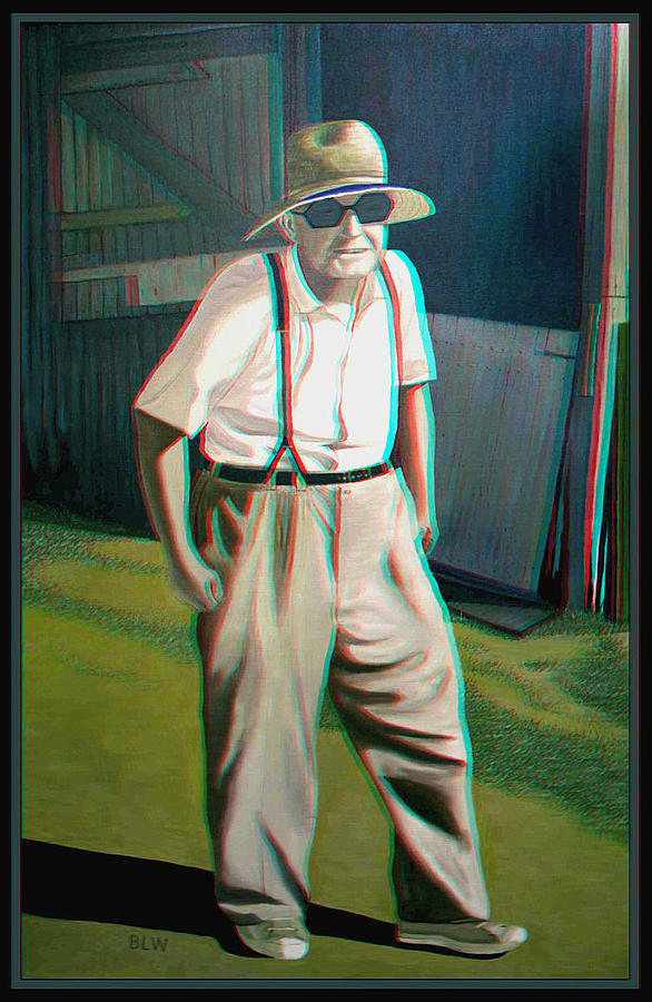 Elwood - 2D-3D Anaglyph Conversion Photograph by Brian Wallace