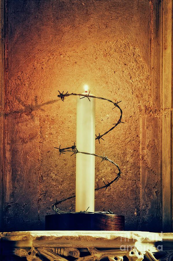 Ely Cathedral Amnesty Candle Photograph by Tim Gainey