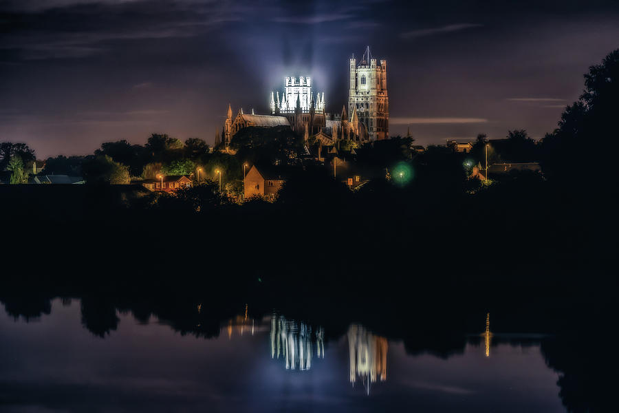 Ely Cathedral by night Photograph by James Billings