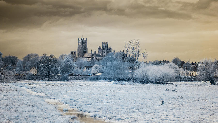 Ely Cathedral infrared Photograph by James Billings