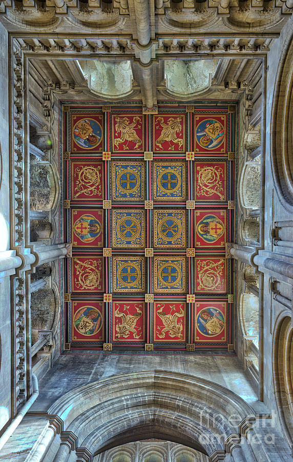 Ely Cathedral South West Transept Ceiling Photograph by Tim Gainey