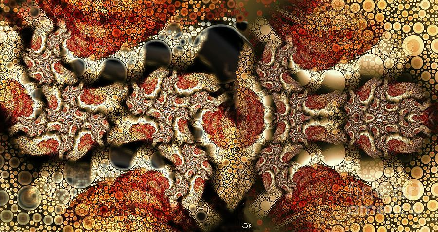 Abstract Digital Art - Embedded by Ron Bissett