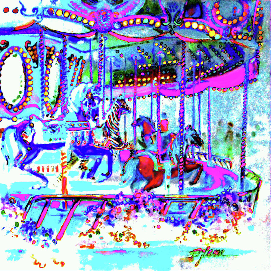 Embellished Carousel Extravaganza by BJ Lane Embellished Carousel Extravaganza by BJ Lane