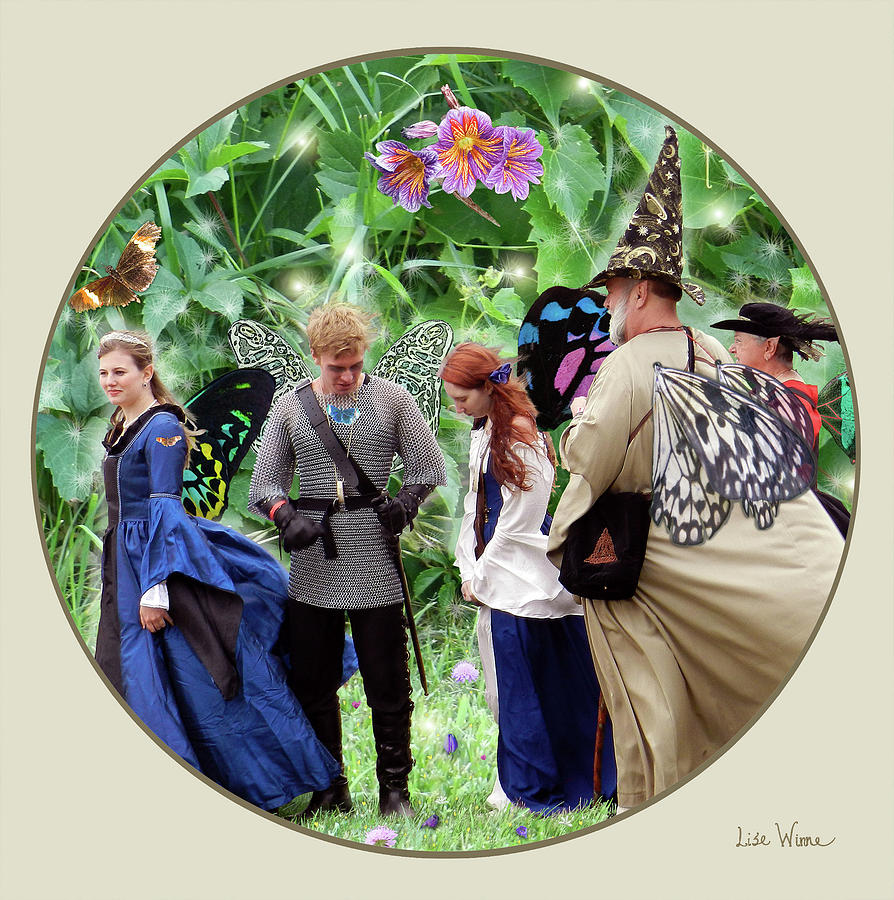 Embellished Photos of Fairies Digital Art by Lise Winne