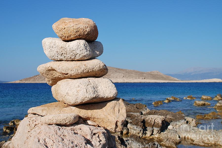 Emborio Stones On Halki Photograph