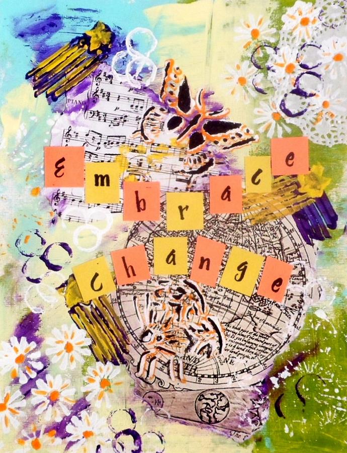 Embrace Change Painting by Vallee Rose - Fine Art America