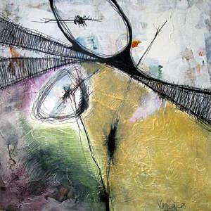 Abstract Impression Painting - Embrace II by Ron Weijers Abstract Impression Painting - Embrace II by Ron Weijers