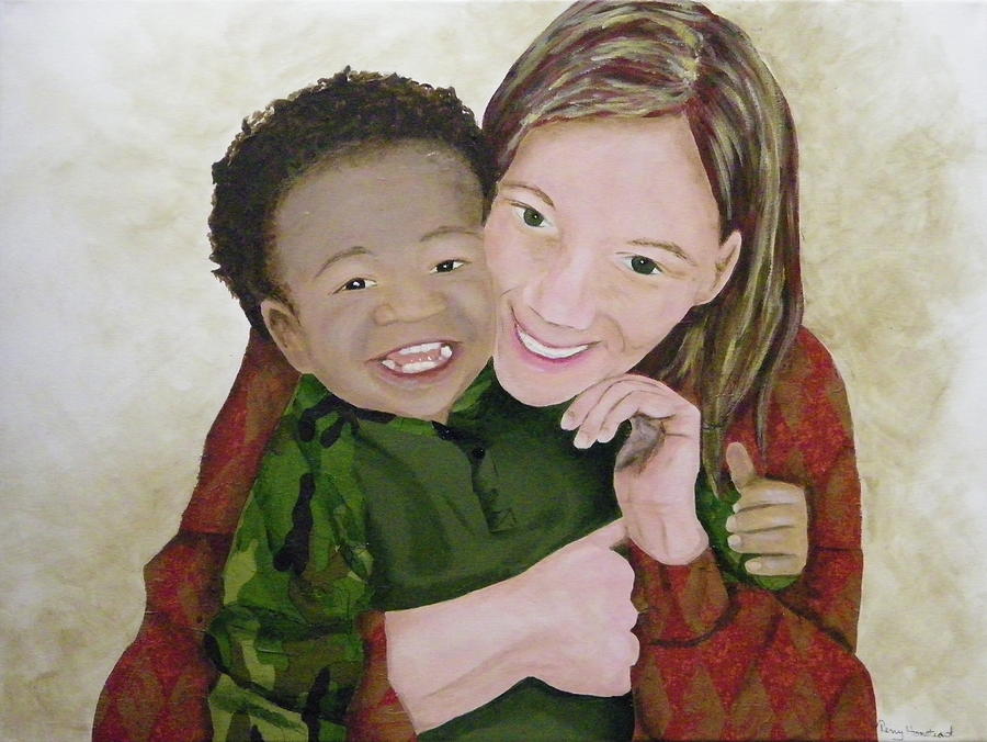 Embracing Our Differences...Love the Children Painting by Terry Honstead