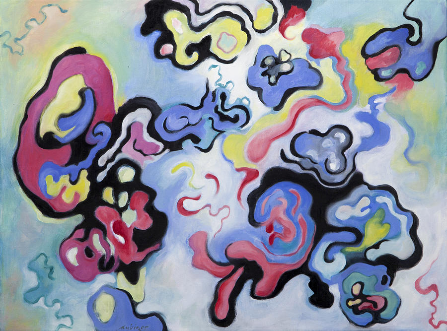 Embryonic Forms 1 Painting by Shoshanah Dubiner