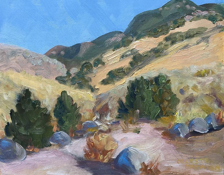 Albuquerque Painting - Embudito Trailhead by Celeste Drewien