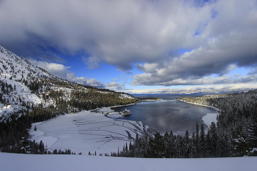  Emerald Bay in Winter  Photograph by Sean Sarsfield