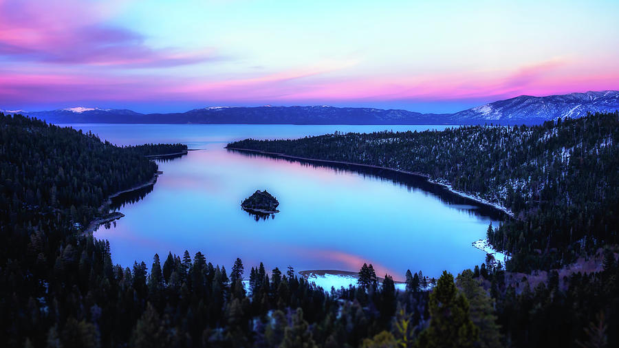 Emerald Bay Overlook Photograph By Steve Spiliotopoulos - Fine Art America