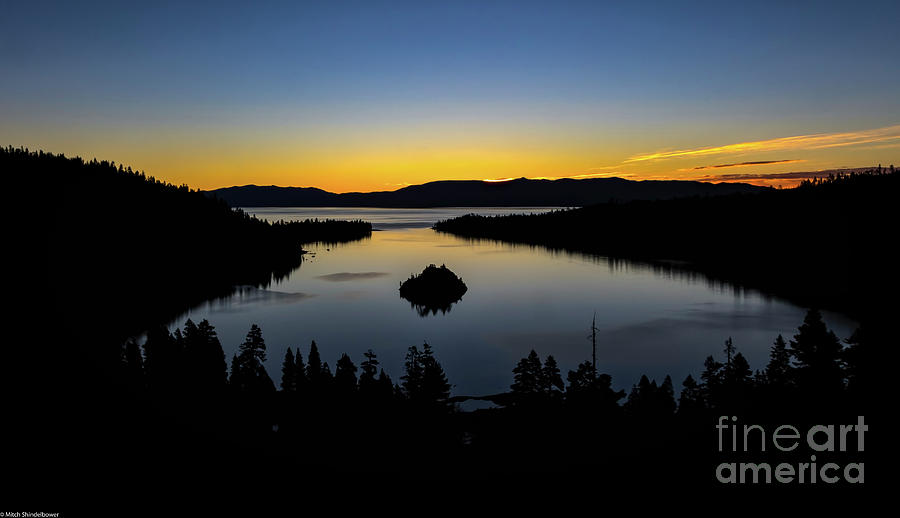 Summer Photograph - Emerald Bay Sunrise by Mitch Shindelbower