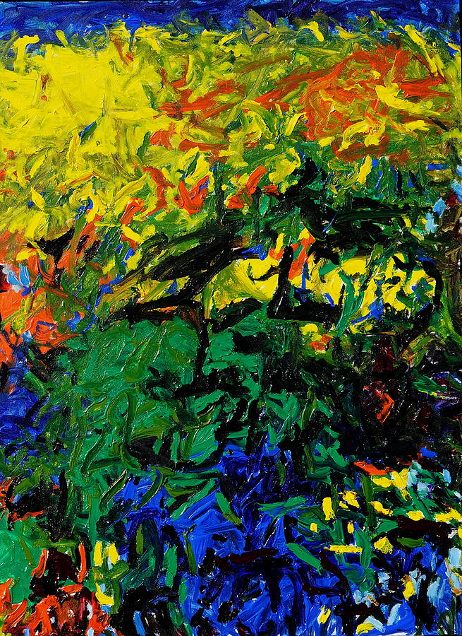 Abstract Paintings Painting - Emerald Bay by Wayne Salvatore Abstract Paintings Painting - Emerald Bay by Wayne Salvatore