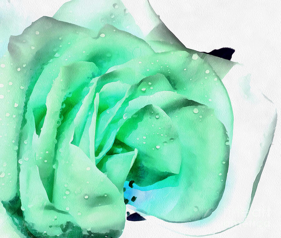 Emerald Bliss Digital Art by Krissy Katsimbras