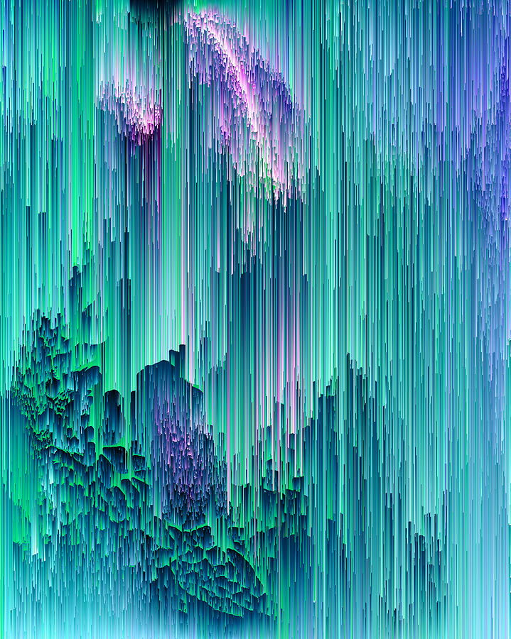 Emerald City - Pixel Art Digital Art by Jennifer Walsh