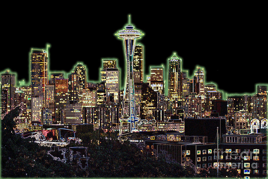 Emerald City Photograph by Larry Keahey