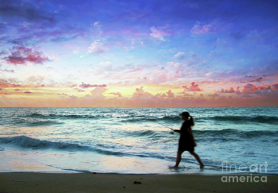 Emerald Coast Florida Seascape Sunset D6 Photograph by Ricardos Creations
