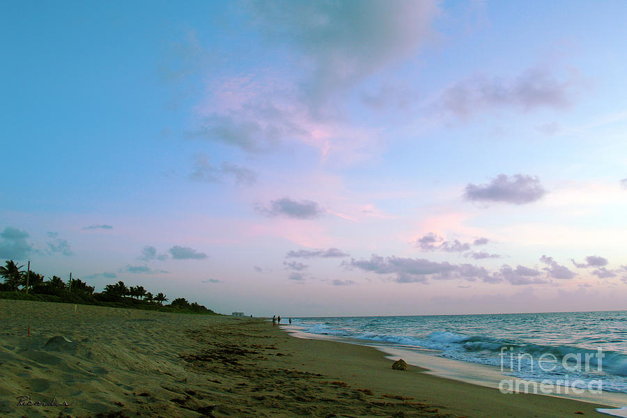 Treasure Coast Florida Sunrise Seascape C7 Photograph by Ricardos Creations