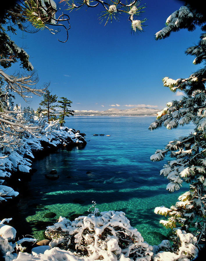 Winter Photograph - Emerald East Shore by Vance Fox