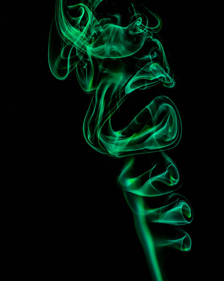 Emerald Green Smoke  Photograph by Bruce Pritchett