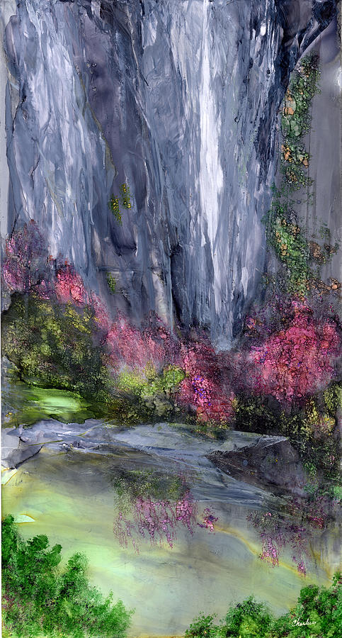 Emerald Grotto Painting by Charlene Fuhrman-Schulz