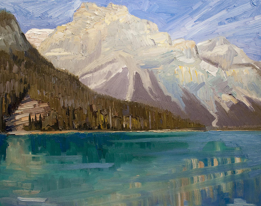 Emerald Lake Canada Painting by Gregg Caudell