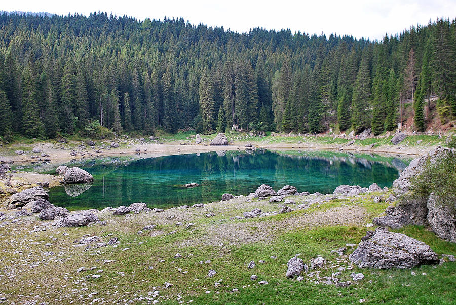 Nature Photograph - Emerald Lake by Fabio Caironi