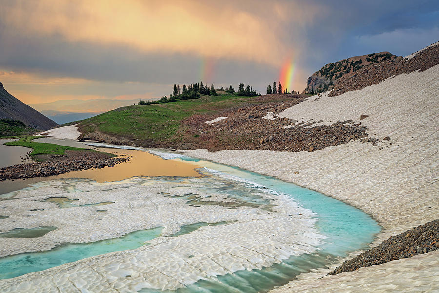Summer Photograph - Emerald Lake Rainbow by Wasatch Light
