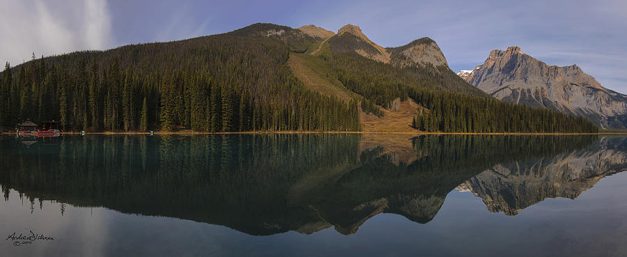 Emerald Lake Reflection Photograph by Andrew Dickman