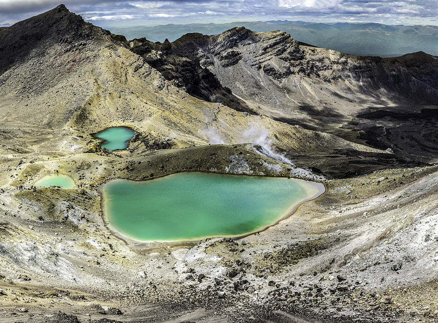 Emerald Lakes Photograph by Martin Capek