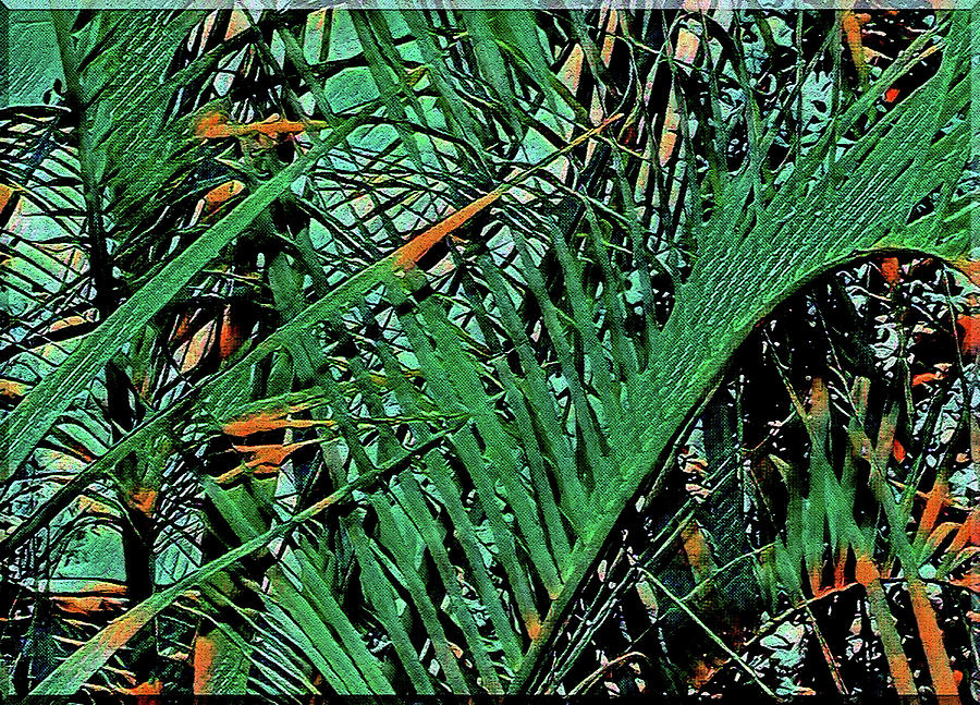 Emerald Palms Digital Art by Mindy Newman