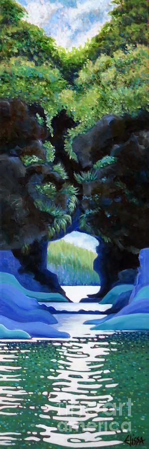 Emerald Passage Painting by Elissa Anthony
