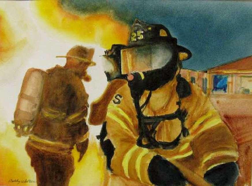 Emergency 1 Painting by Bobby Walters
