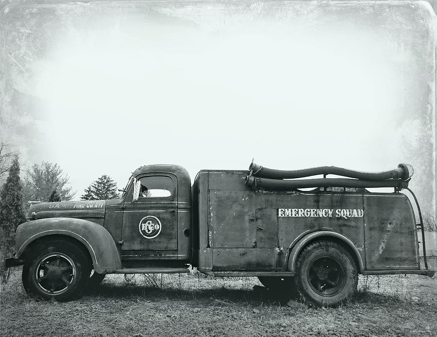 Truck Photograph - Emergency Squad by Dark Whimsy