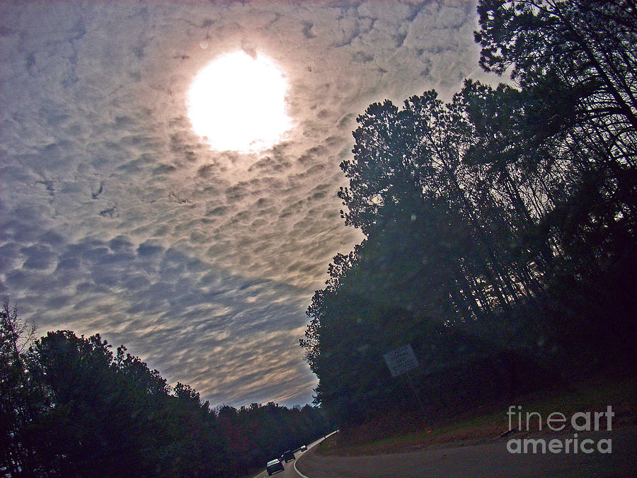 Road Photograph - Emergency Stopping Only by Beebe Barksdale-Bruner Road Photograph - Emergency Stopping Only by Beebe Barksdale-Bruner