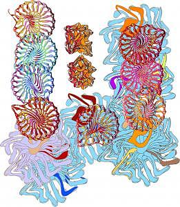 Cell Division Digital Art - Emerging Life by Shirley Sacks Cell Division Digital Art - Emerging Life by Shirley Sacks