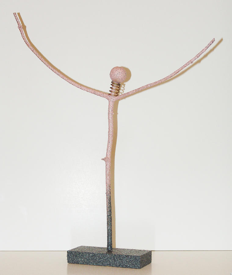 Emerging man Sculpture by Kevin Callahan