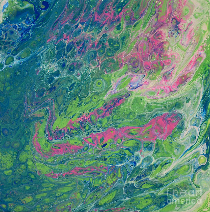 Emerging Pink Painting by Shelly Tschupp
