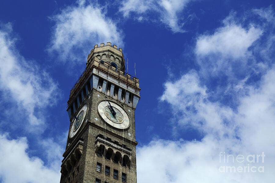 Emerson Bromo-Seltzer Tower Skyscape Baltimore Photograph by James Brunker