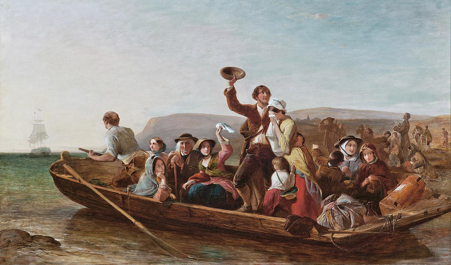 Emigration Painting by Thomas Falcon Marshall - Fine Art America