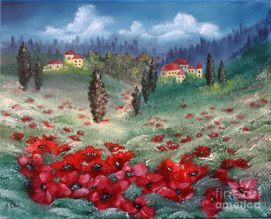 Emilia Romagna Painting by Barbara Teller