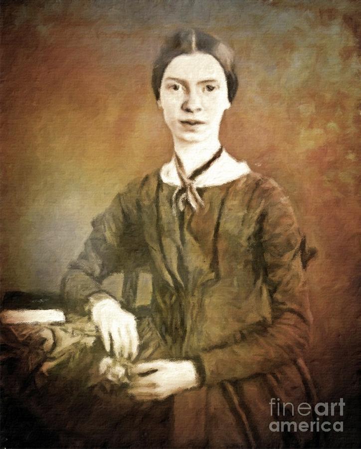 Emily Dickinson, Literary Legend by Mary Bassett Painting by Esoterica Art Agency