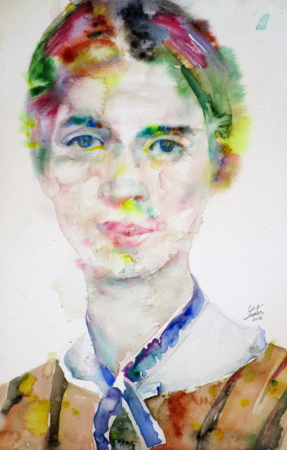 WHITE HOUSE - watercolor portrait by Fabrizio Cassetta