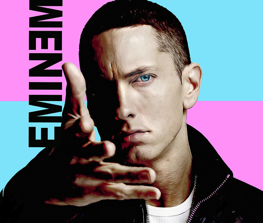 Eminem Digital Art - Eminem by Mal Bray
