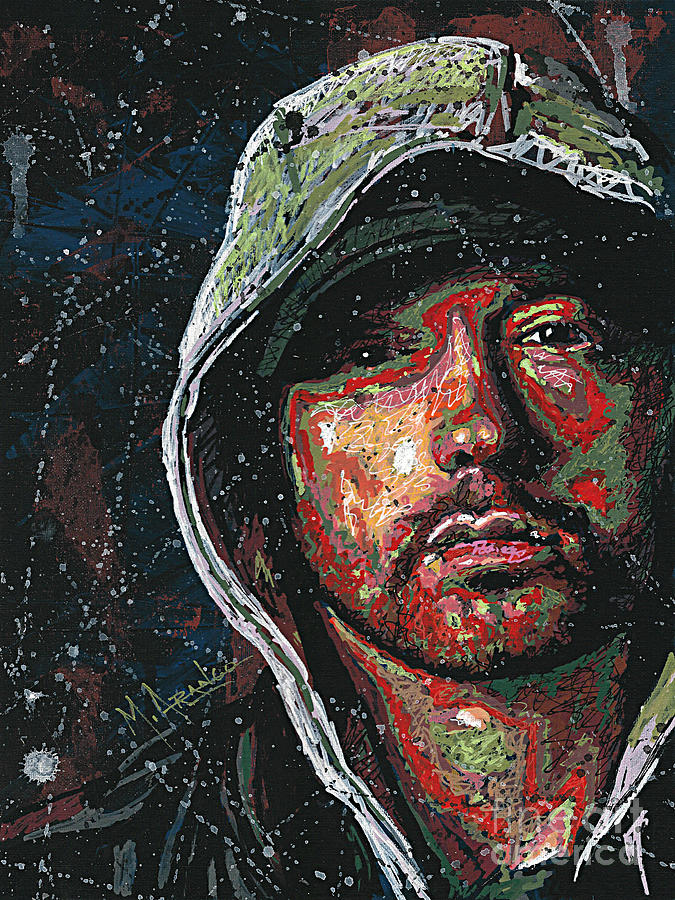 Eminem Painting by Maria Arango